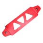 Universal Car Short Stainless Steel Battery Tie Down Clamp Bracket, Size: 17.2 x 4.4 x 1cm(Red)