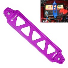 Universal Car Long Stainless Steel Battery Tie Down Clamp Bracket, Size: 21.6 x 4.4 x 1cm (Purple)