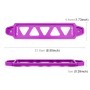 Universal Car Long Stainless Steel Battery Tie Down Clamp Bracket, Size: 21.6 x 4.4 x 1cm (Purple)