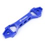 Universal Car Short Arch Stainless Steel Battery Tie Down Clamp Bracket, Size: 18.2 x 4.5 x 2cm (Blue)