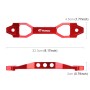 Universal Car Long Arch Stainless Steel Battery Tie Down Clamp Bracket, Size: 23.3 x 4.5 x 2cm(Red)
