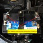 2 PCS Brass Positive and Negative Car Battery Connectors Terminals Clamps Clips, Inner Diameter: 1.2cm