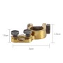 2 PCS Brass Positive and Nagative Car Battery Connectors Terminals Clamps Clips, Inner Diameter: 1.7cm