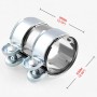 2.5 inch Car Turbo Exhaust Downpipe Low carbon Stainless Steel Lap Joint Band Clamp