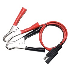 SAE to Crocodile Clip Power Cord Motorcycle Battery Charging Cable, Length: 1m