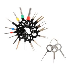 21 in 1 Car Plug Circuit Board Wire Harness Terminal Extraction Pick Connector Crimp Pin Back Needle Remove Tool