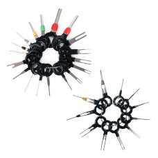 29 in 1 Car Plug Circuit Board Wire Harness Terminal Extraction Pick Connector Crimp Pin Back Needle Remove Tool