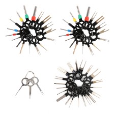 59 in 1 Car Plug Circuit Board Wire Harness Terminal Extraction Pick Connector Crimp Pin Back Needle Remove Tool