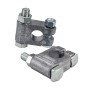 2 PCS Positive and Negative Car Pure Lead Battery Connectors Terminals Clamps Clips with Protective Cover