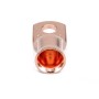 10 PCS AWG T2 Copper Heavy-duty Cold-pressed Wire Terminals 1/0 x 5/16 with Heat Shrinkable Tube