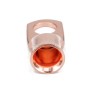 10 PCS AWG T2 Copper Heavy-duty Cold-pressed Wire Terminals 2 x 3/8 with Heat Shrinkable Tube