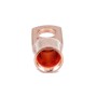 10 PCS AWG T2 Copper Heavy-duty Cold-pressed Wire Terminals 4 x 5/16 with Heat Shrinkable Tube