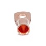 10 PCS AWG T2 Copper Heavy-duty Cold-pressed Wire Terminals 6 x 3/8 with Heat Shrinkable Tube