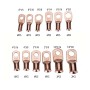 60 PCS Wire Terminals Connector Cable Lugs AWG T2 Copper Heavy-duty Cold-pressed Battery Cable Ends