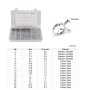 285 PCS Double Wire Spring Tube Clamp Water Pipe Clamps, Size: 5-18mm