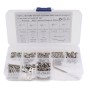 190 PCS 304 Stainless Steel Screws and Nuts M3 Hex Socket Head Cap Screws Gasket Wrench Assortment Set Kit