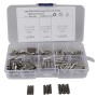 200 PCS Car / Boat AWG Gauge Non-Insulated Butt Connectors Ferrule Cable Crimp Terminal Kit