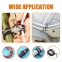 32 PCS Car Rubber Cushion Pipe Clamps 304 Stainless Steel Clamps