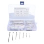 A5535 150 PCS Car U-shape 304 Stainless Steel Cotter Pin Clip Key Fastner Fitting Assortment Kit