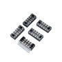A4000 5 in 1 TB-1504 15A Double Row 4-position Fixed Power Screw Terminal