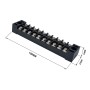 A4004 5 in 1 TB-1510 15A Double Row 10-position Fixed Power Screw Terminal