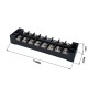 A4009 5 in 1 TB-2508 25A Double Row 8-position Fixed Power Screw Terminal