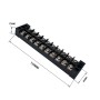 A4010 5 in 1 TB-2510 25A Double Row 10-position Fixed Power Screw Terminal