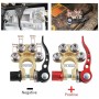 1 Pair Car Battery Terminals Quick Disconnect Cables Connectors, with L Wrench + 40A Terminal + Insulation Pad