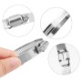 4 PCS Stainless Steel Hose Clamps Pipe Clip Fuel Line Clip, Size: 72-95mm