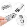 10 PCS Stainless Steel Hose Clamps Pipe Clip Fuel Line Clip, Size: 72-95mm