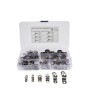 36 in 1 Stainless Steel Hole Tube Clips U-tube Clamp Connecting Ring Hose Clamp