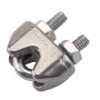 20 PCS M4 Stainless Steel 304 Wire Rope Cable Clip Clamp