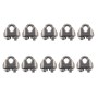 20 PCS M4 Stainless Steel 304 Wire Rope Cable Clip Clamp