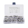 30 PCS M6 304 Stainless Steel Wire Rope Cable Clip Clamp with Thimble Triangle Ring