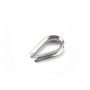 100 PCS M1.5 304 Stainless Steel Cable Rope Thimble Triangle Ring