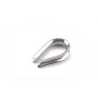 50 PCS M3 304 Stainless Steel Cable Rope Thimble Triangle Ring