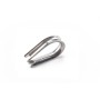 50 PCS M3 304 Stainless Steel Cable Rope Thimble Triangle Ring