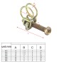 42 PCS Adjustable Color Galvanized Iron Double Wire Hose Clamps