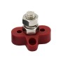 Single Heavy-Duty Terminal Studs Red M10 Bus Bar for Car / RV / Boat