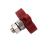 Single Heavy-Duty Terminal Studs Red M10 Bus Bar for Car / RV / Boat