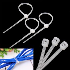 10cm Self-Locking Nylon Cable Wire Zip Ties (1000pcs in one packing, the price is for 1000pcs)(White)