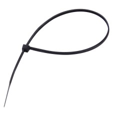 500 шт. 3 x 150-мм Нейлоновая кабельная проволока на молнии (черный)