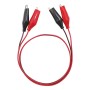 Dual End Alligator Test Lead Probe Clip Cable, Length: 75cm