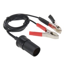 12V Car Cigarette Lighter Battery Clip Adapter Cable