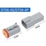 2 PCS DT04-4P / DT06-4S With Copper Car Waterproof Connector Conductive Connection Terminal