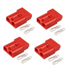 4 PCS SHENG EN DI Connector Lithium Battery Charge And Discharge Electric Plug(SG 50A 600V Red)