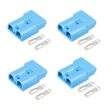 4 PCS SHENG EN DI Connector Lithium Battery Charge And Discharge Electric Plug(SG 50A 600V Blue)