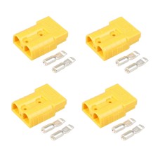 4 PCS SHENG EN DI Connector Lithium Battery Charge And Discharge Electric Plug(SG 50A 600V Yellow)