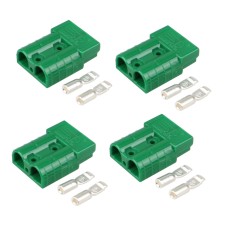 4 PCS SHENG EN DI Connector Lithium Battery Charge And Discharge Electric Plug(SG 50A 600V Green)