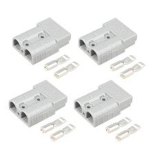 4 PCS SHENG EN DI Connector Lithium Battery Charge And Discharge Electric Plug(SG 50A 600V Gray)